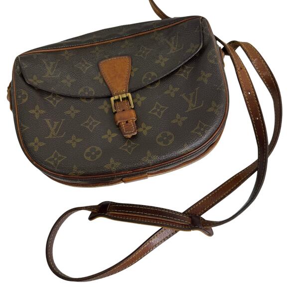 Vintage LOUIS VUITTON Monogram Jeune Fille GM Crossbody Shoulder Bag - Picture 1 of 16